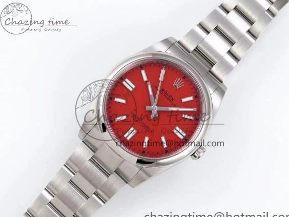Edition Best 126000 41mm Steel Perpetual 1:1 904L VR3230 Red Clean Oyster Dial 0511